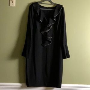 Donna Karan New York black dress size 14 excellent condition